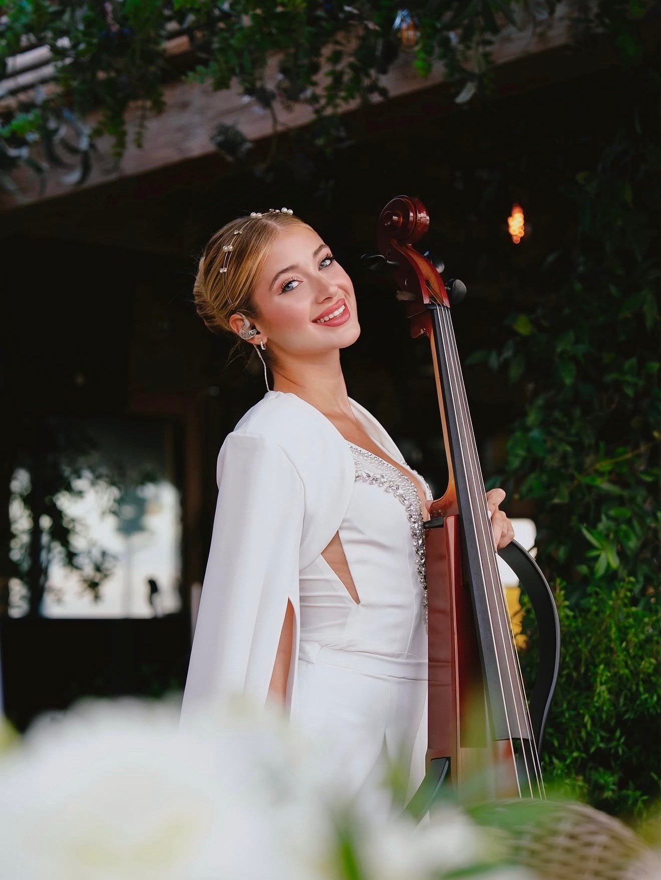 Giulia Gallazzi performing at a private event
